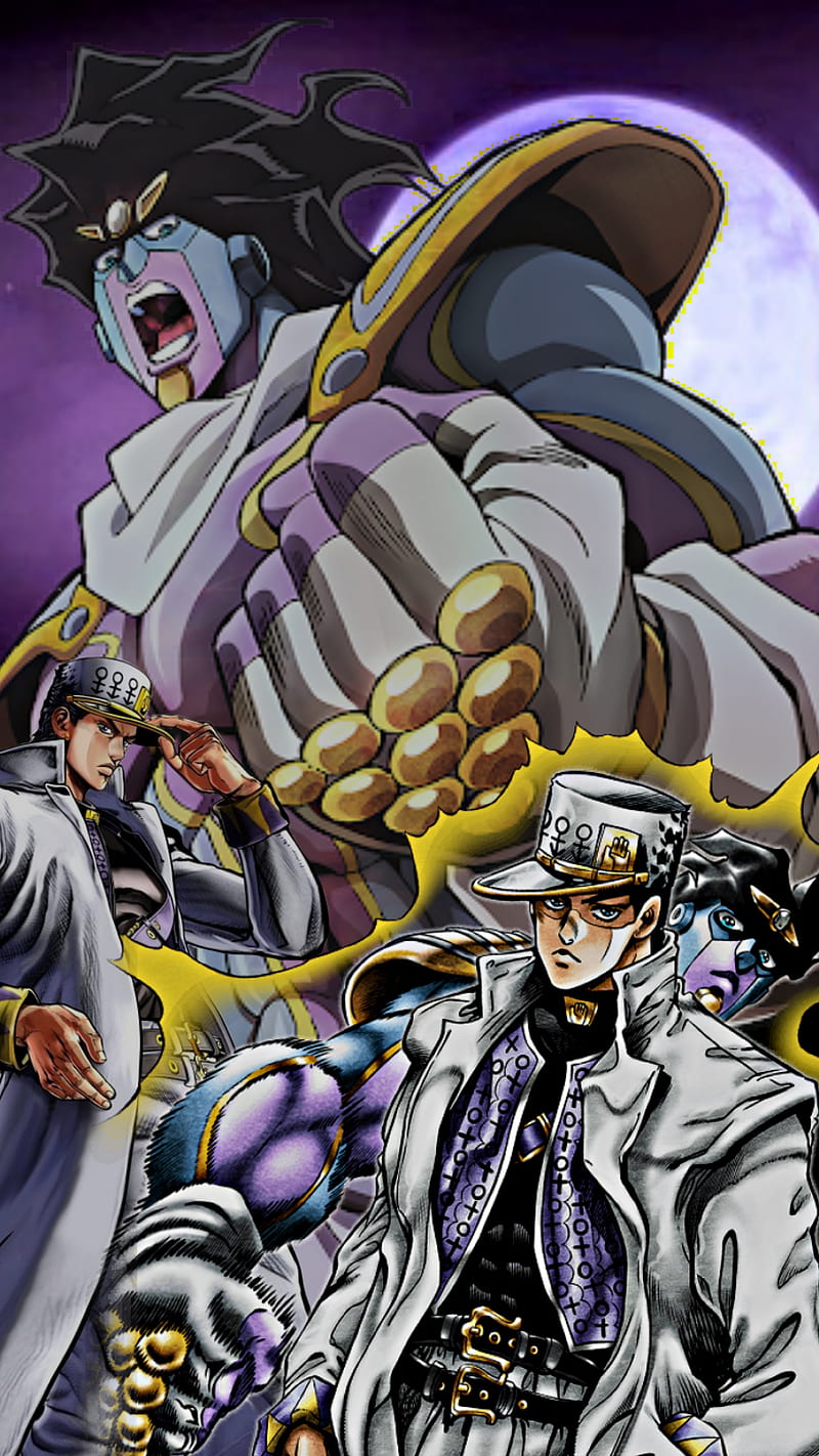 Jotaro Star Platinum, jojo, stardust crusaders, HD phone wallpaper