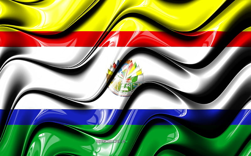 Misiones flag Departments of Paraguay, administrative districts, Flag of Misiones, 3D art, Misiones Department, paraguayan departments, Misiones 3D flag, Paraguay, South America, HD wallpaper