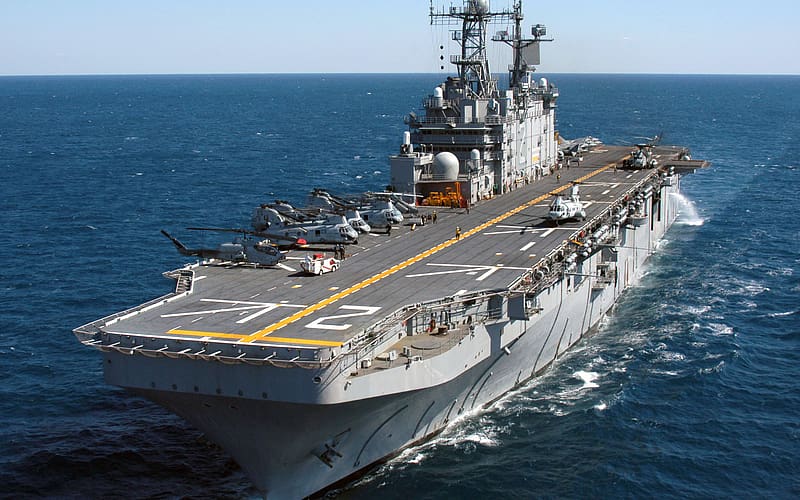 Military, Warship, Amphibious Assault Ship, United States Navy, Uss Saipan (Lha 2), Warships, HD wallpaper