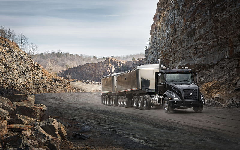 Volvo VNX offroad, 2018 truck, LKW, articulated vehicle, VNX-series, semi-trailer truck, trucks, Volvo, HD wallpaper