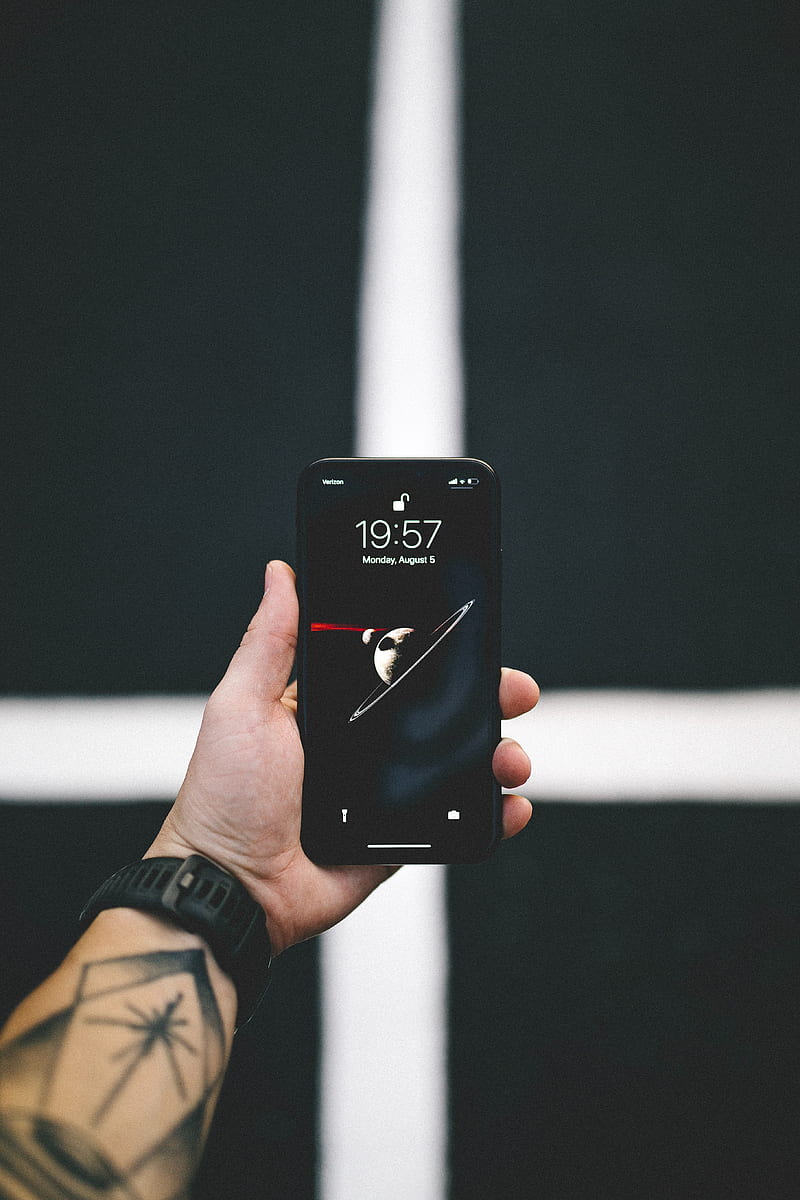 phone, smartphone, hand, black, dark, HD phone wallpaper