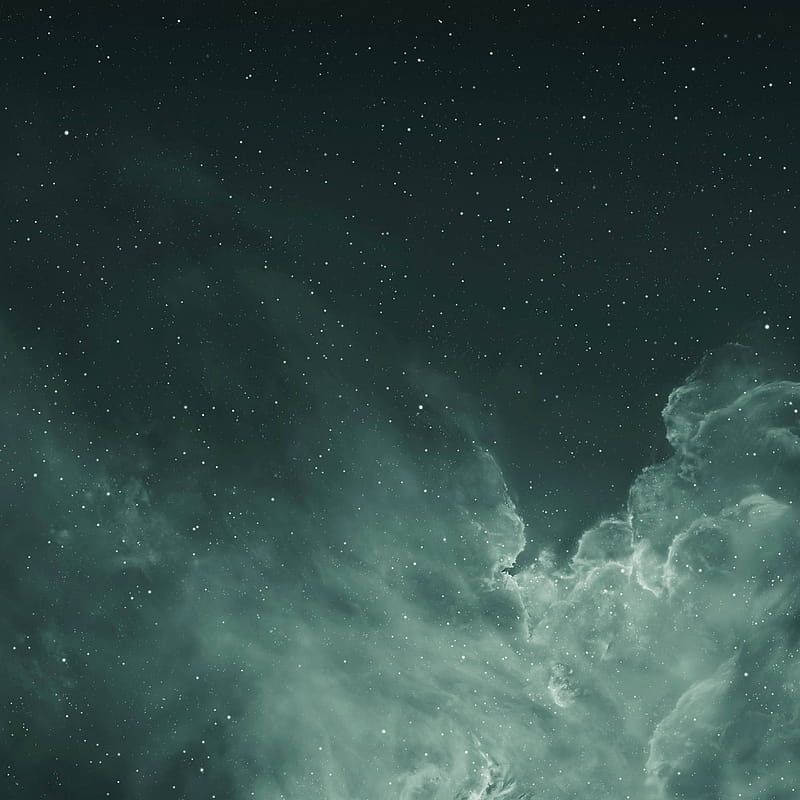 I made a Midnight Green edit of the iOS 7 space . : ios, Grey Space, HD phone wallpaper