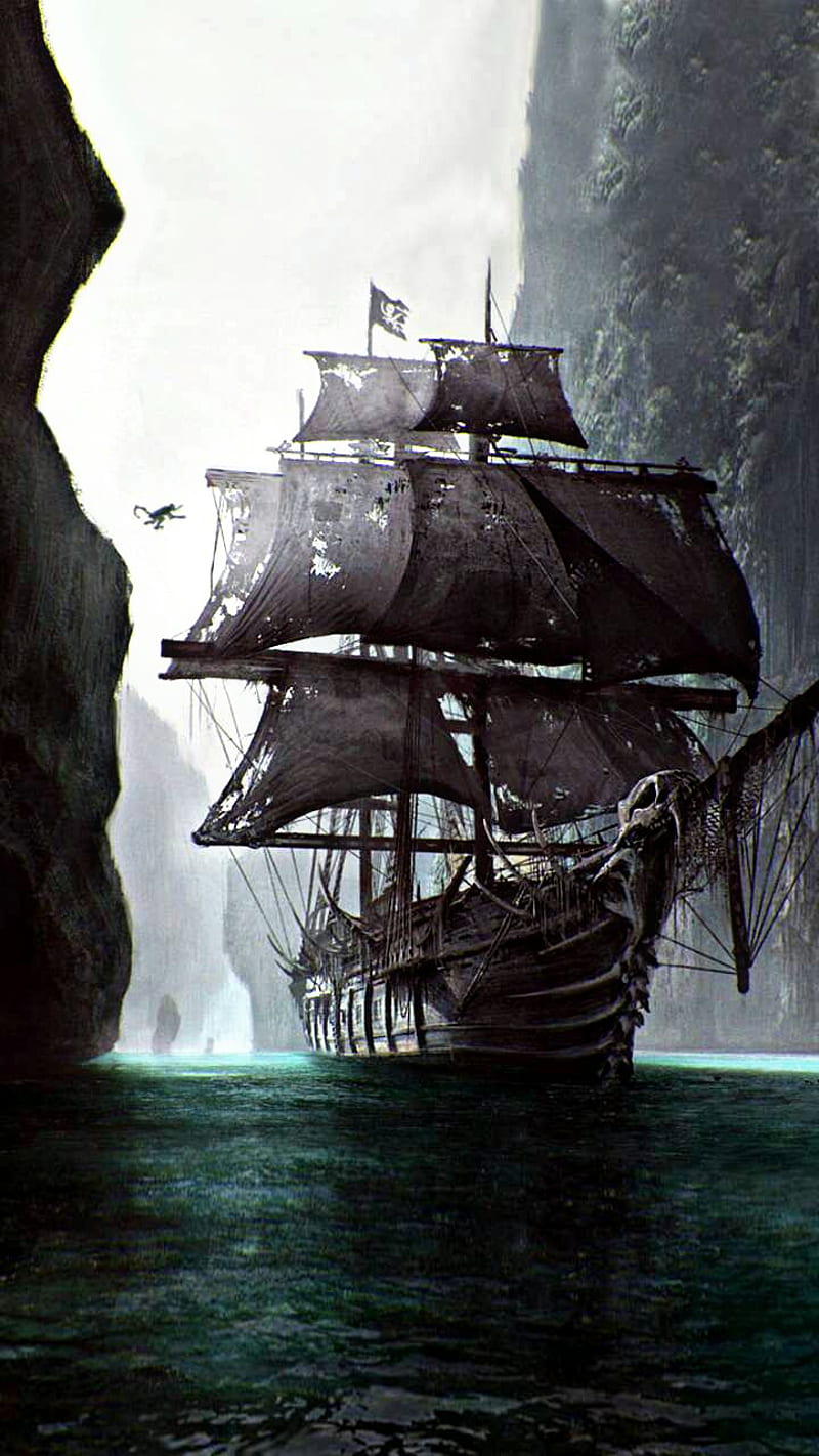 Gemi, naval, navy, pirate, sea, ship, ships, us, guerra, world, HD phone wallpaper