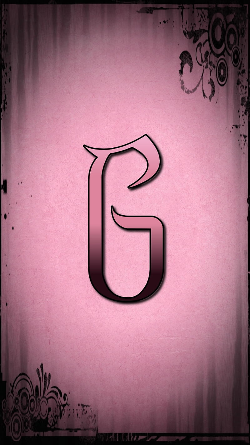 Rosa letra g, alfabeto, negras, desenho, iniciales, letra g, letras,  bonita, Fondo de pantalla de teléfono HD | Peakpx