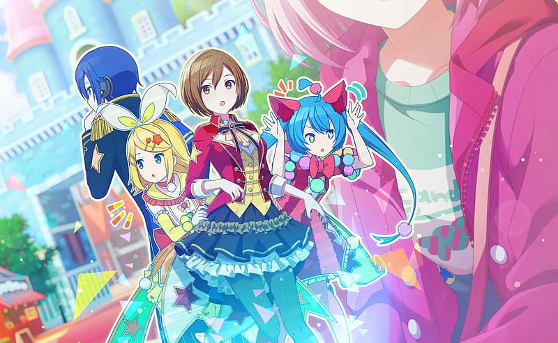 Hatsune Miku, Video Game, Rin Kagamine, Kaito (Vocaloid), Meiko (Vocaloid), Project Sekai: Colorful Stage! Feat Hatsune Miku, Otori Emu, HD wallpaper