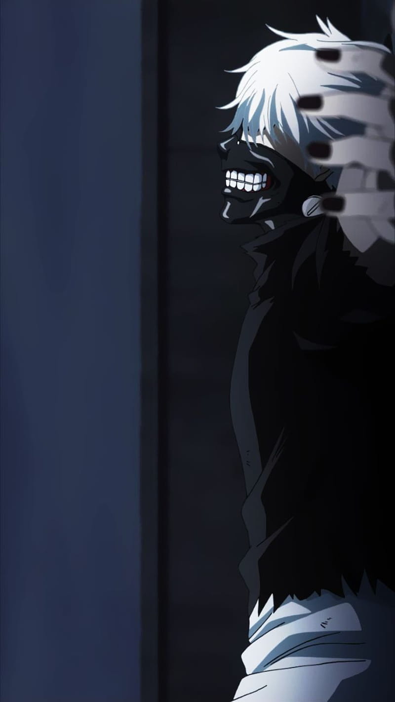 kaneki tokyo ghoul, anime, dark, HD phone wallpaper