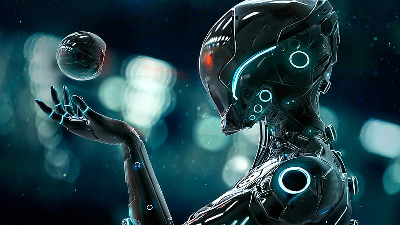 Android Robot, Sci-Fi, Fantasy Art, HD wallpaper