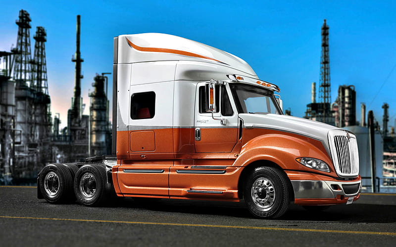 International ProStar, Commercial vehicle, new canadian truck, exterior, front view, International Trucks, HD wallpaper