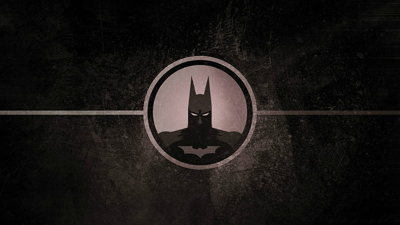 BATMAN, DARK KNIGHT, HERO, LOGO, HD wallpaper