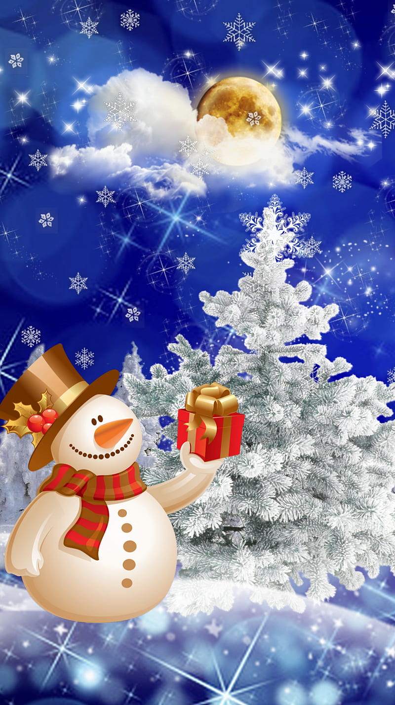 Snowman, christmas, winter, xmas, HD phone wallpaper | Peakpx