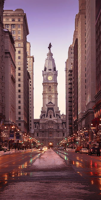 Wallpaper Philadelphia, Schuylkill river, road, skyscrapers, lights, night,  USA 1920x1200 HD Picture, Image