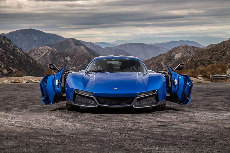 Vehicles, Rezvani Beast Alpha, Blue Car, Car, Rezvani, Sport Car, HD wallpaper