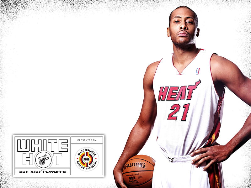 2010-11 NBA Miami Heat Jamaal Magloire Playoffs, HD wallpaper