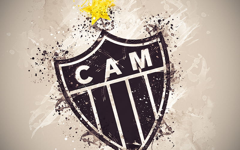 Atletico Mineiro Ca Mineiro Paint Art Logo Creative Brazilian Football Team Hd Wallpaper Peakpx