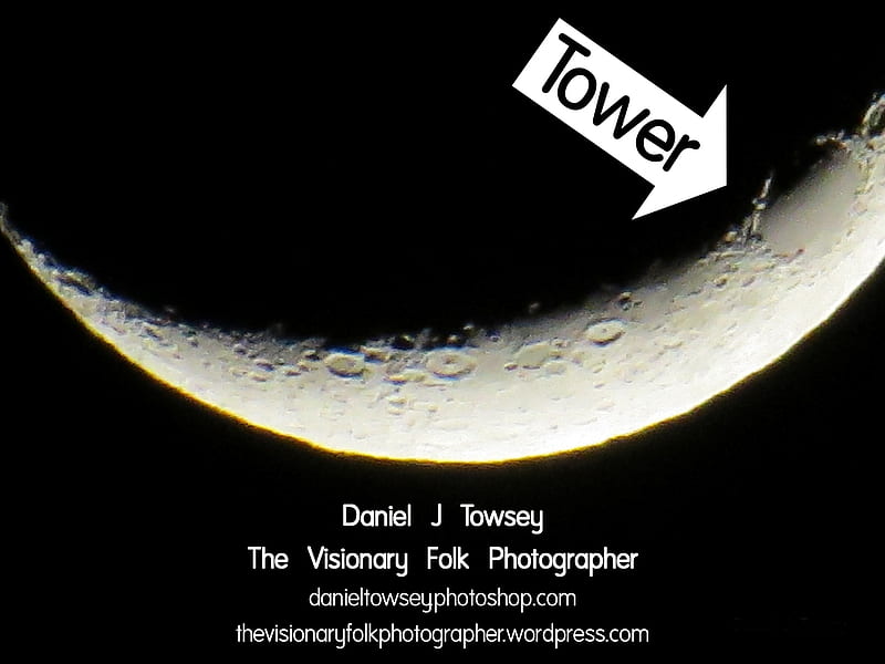 Tower on the moon, Daniel J Towsey, danieltowsey, The Visionary Folk grapher, HD wallpaper
