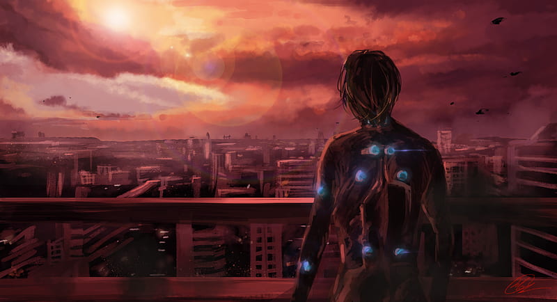 Science Fiction Gantz Anime Manga Series , anime, artist, artwork, digital-art, HD wallpaper