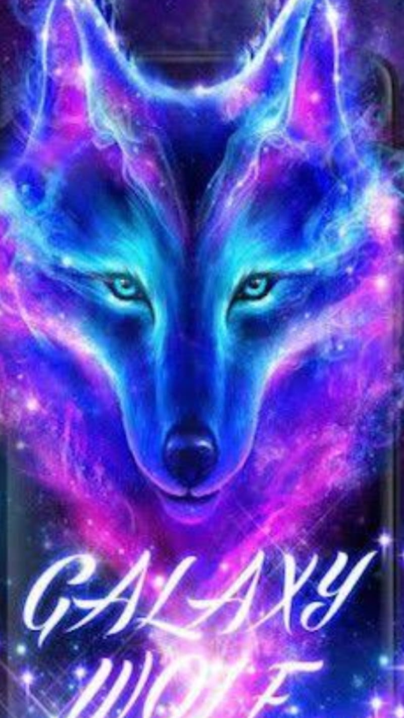 Mystical wolf galaxy Wallpapers Download  MobCup
