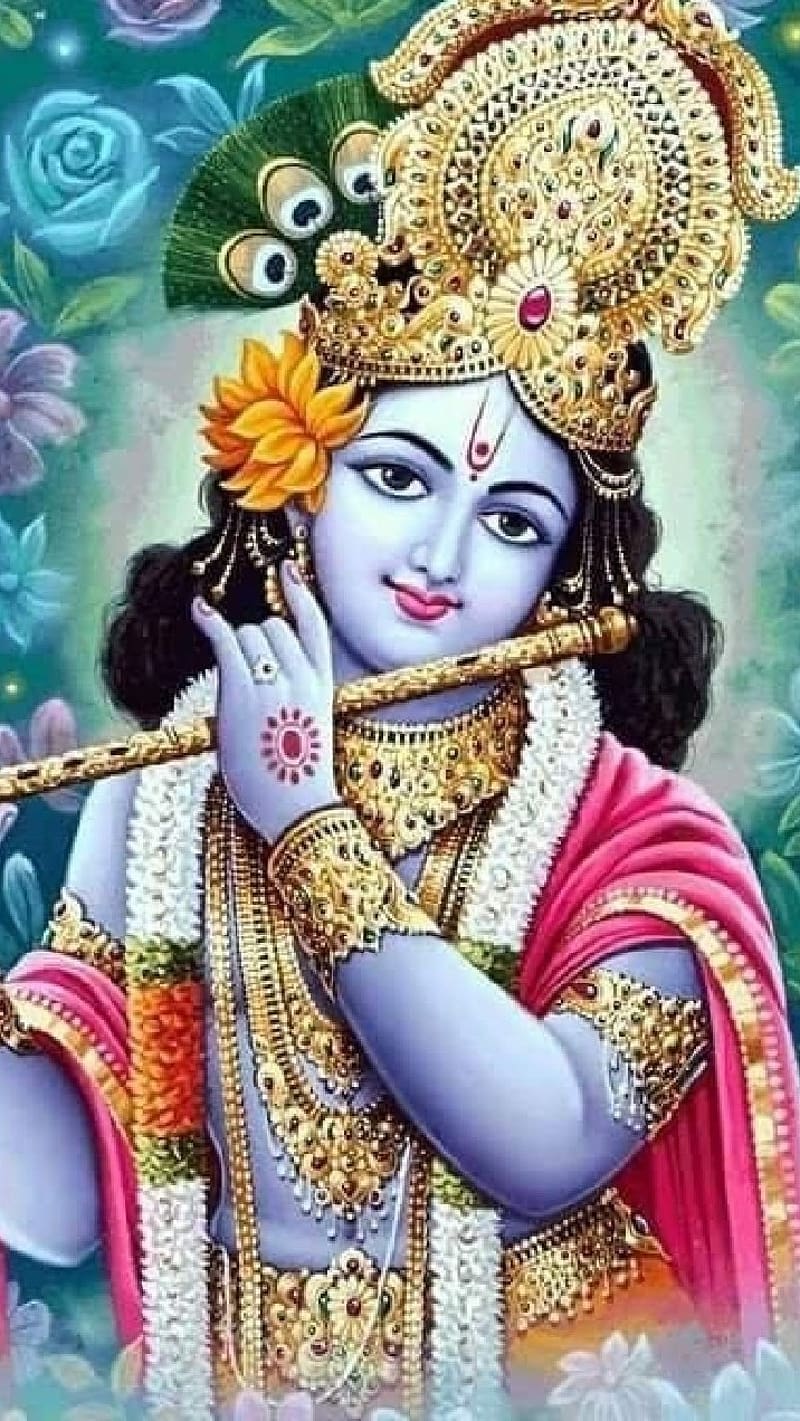 Krishna Bhagwan Ka, lord, god, krishna, HD phone wallpaper