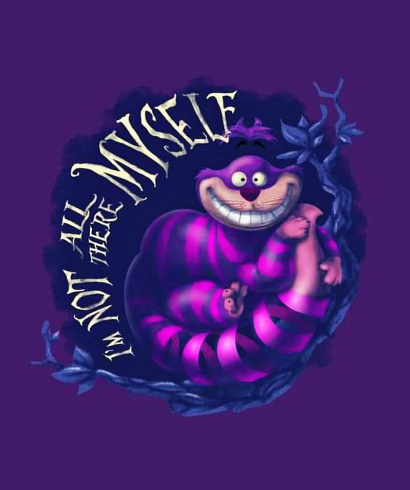 Cheshire Cat, alice, alice in wonderland, disney, wonderland, HD phone wallpaper