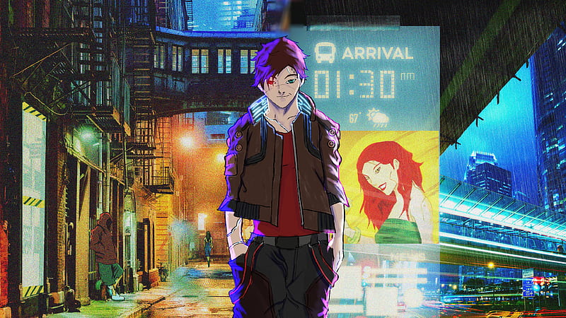 Cyberpunk 2077 Anime Illustration, HD wallpaper