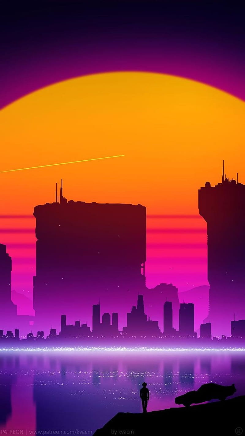 1920x1080px, 1080P free download | Synthwave City, aesthetic, cool ...