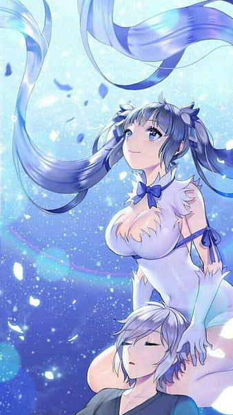 Danmachi hestia anime manga hd impressão cartaz de parede rolo