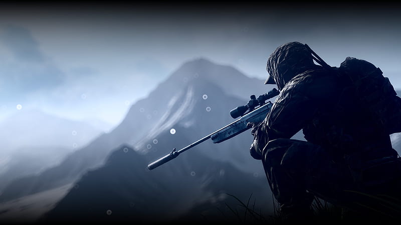 Battlefield 4 gameplay, soldier, sniper, HD wallpaper