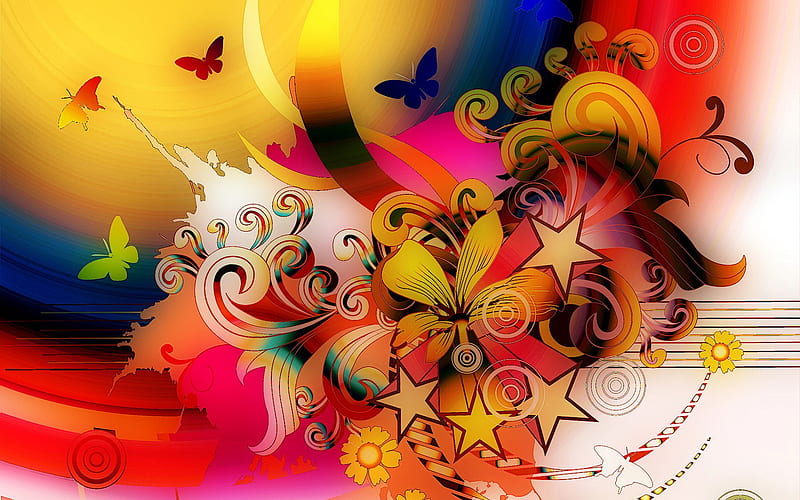 design_art, desenho, colors, art, 3g, HD wallpaper