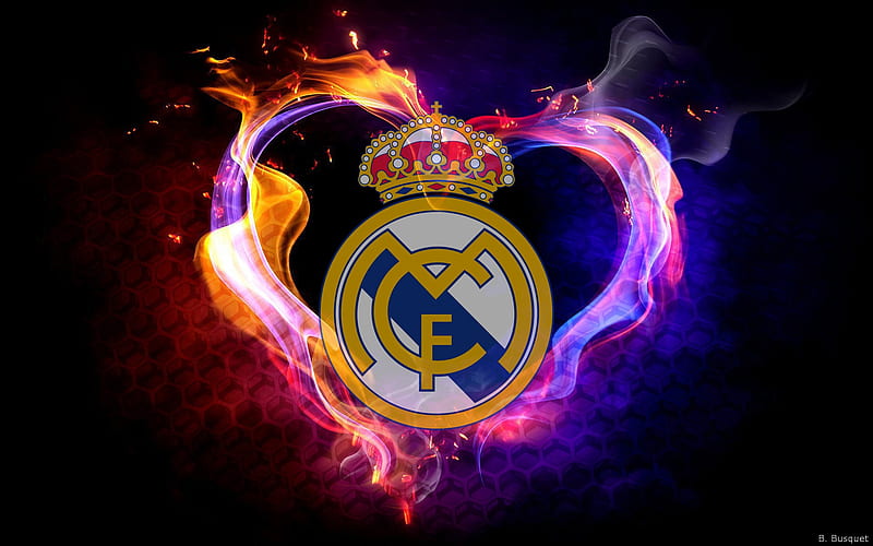 Real Madrid C.F., Real Madrid CF, Madridista, Real Madrid, Football, Logo, Soccer, Emblem, Hala Madrid, RMA, RealMadrid, HD wallpaper
