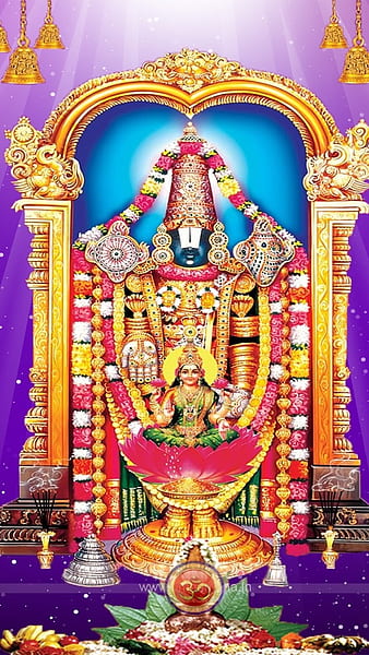 God Tirupati Balaji Lord Venkateswara swamy hindu Religious Vinyl Sticker  for home décor Fine Art Print - Ashish Gajjar posters - Religious posters  in India - Buy art, film, design, movie, music,