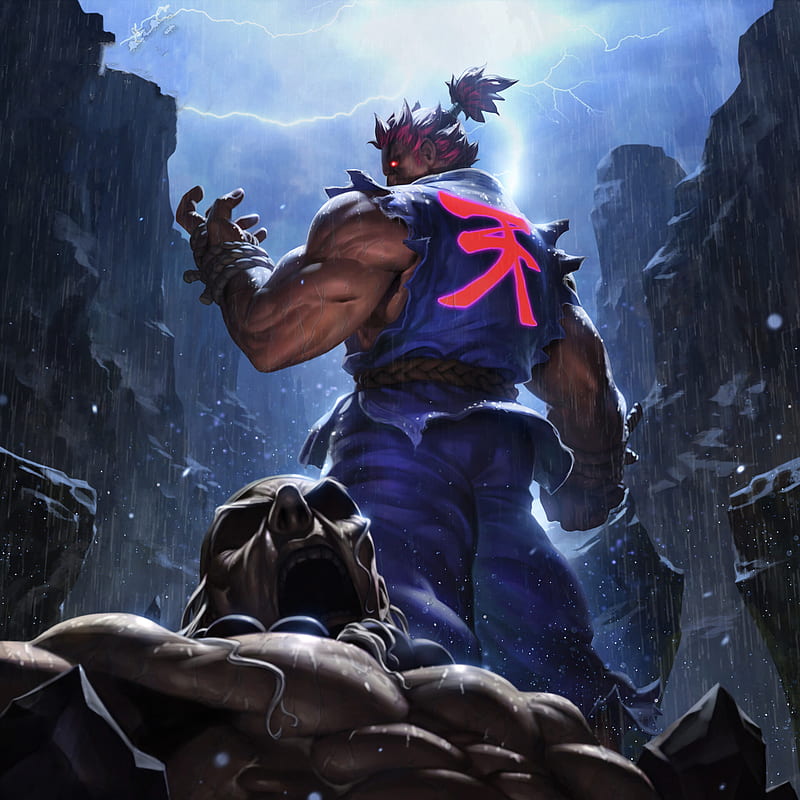 ArtStation - CAPCOM : STREET FIGHTER 6 AKUMA ( FAN ART)