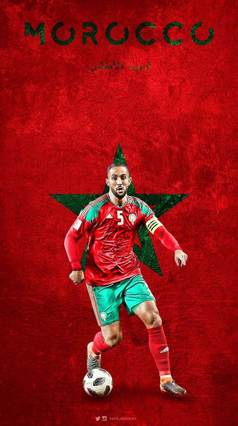 Luce, Morocco Football, HD phone wallpaper