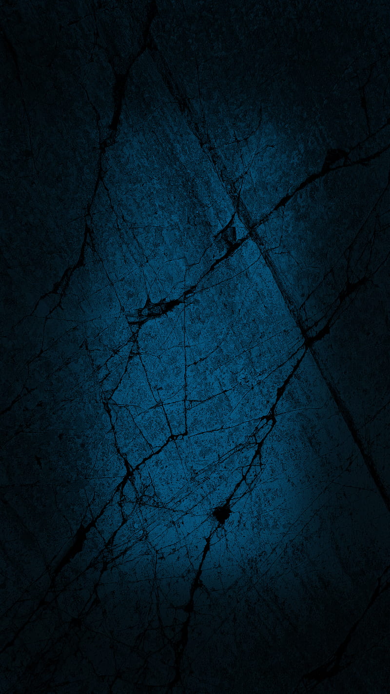 Blue Cracked Stones, HD phone wallpaper