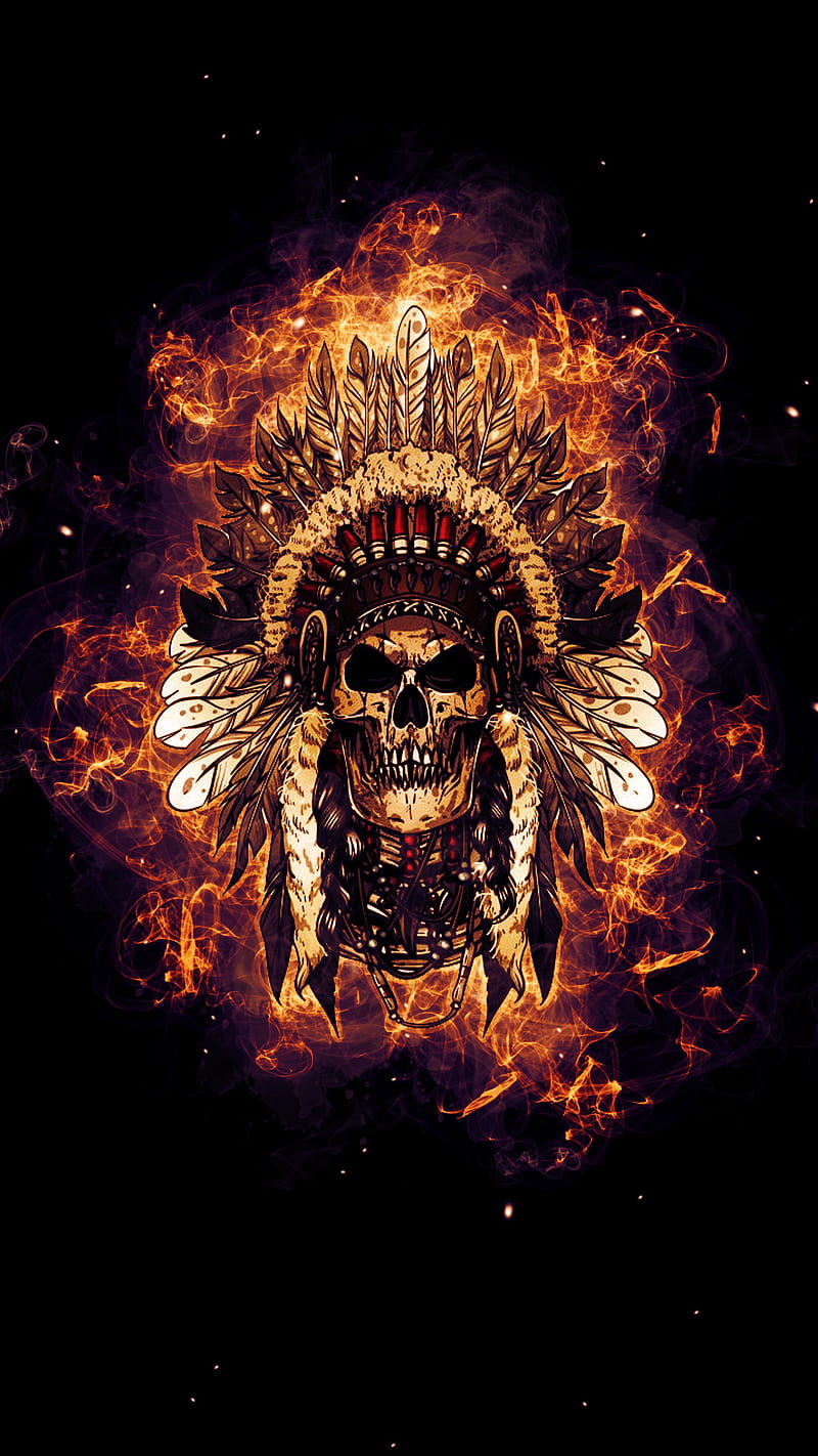 Calaveras, amoled, azteca, negras, calavera, fuego, fuego, smirlofv, Fondo  de pantalla de teléfono HD | Peakpx