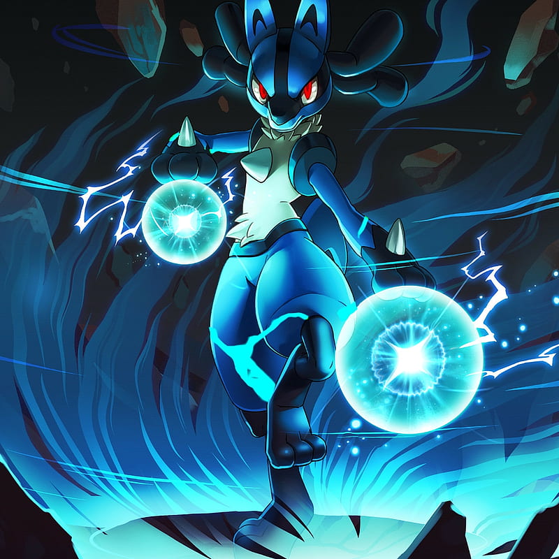 Bak on X: RT @All0412: Pokémon Mobile Wallpaper: Lucario #Shiny