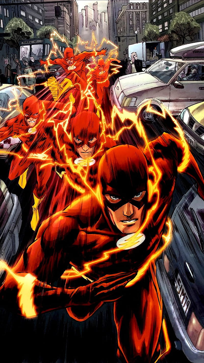 The Flash, comics, dc, flash, the, HD phone wallpaper