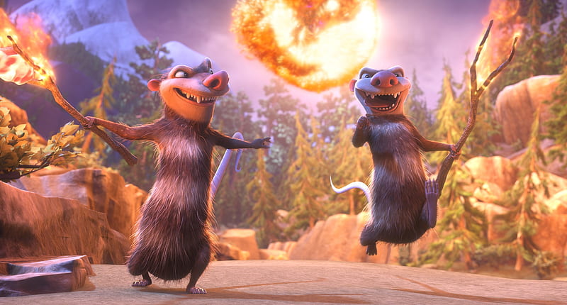 Crash and Eddie Ice Age Collision Course, ice-age, ice-age-5, movies,  animated-movies, HD wallpaper | Peakpx