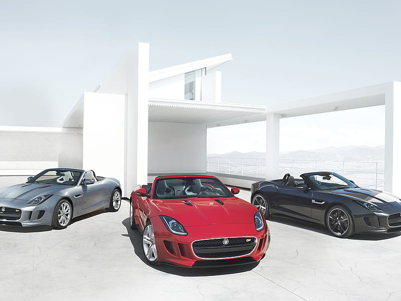 2014 Jaguar F-Type, Convertible, Supercharged, V8, car, HD wallpaper