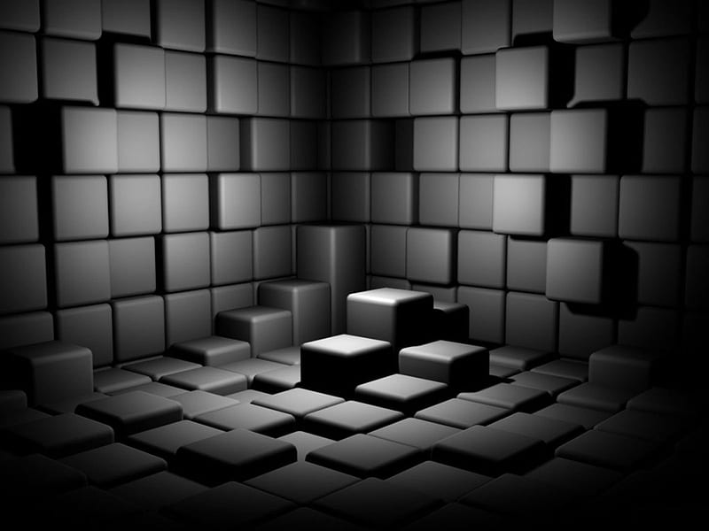 Cube Room, 3d, abstract, HD wallpaper | Peakpx