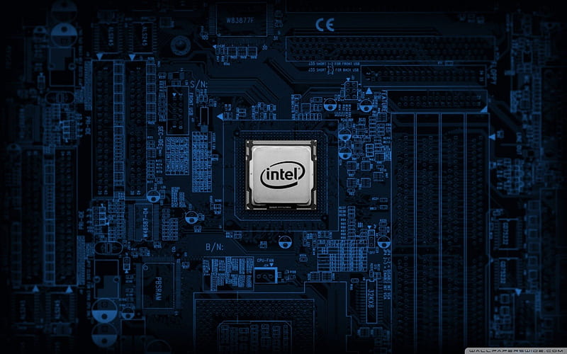 Intel Motherboard, computer motherboard, motherboard, intel, HD wallpaper