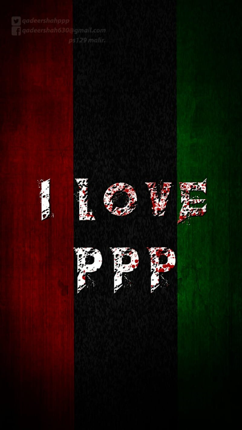 I love PPP, bhutto, ppp, HD phone wallpaper
