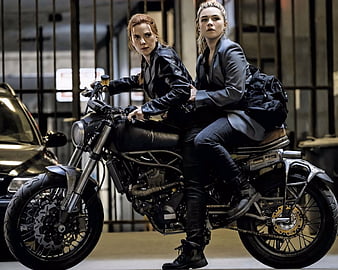 Scarlett Johansson & Florence Pugh in Black Widow, HD wallpaper