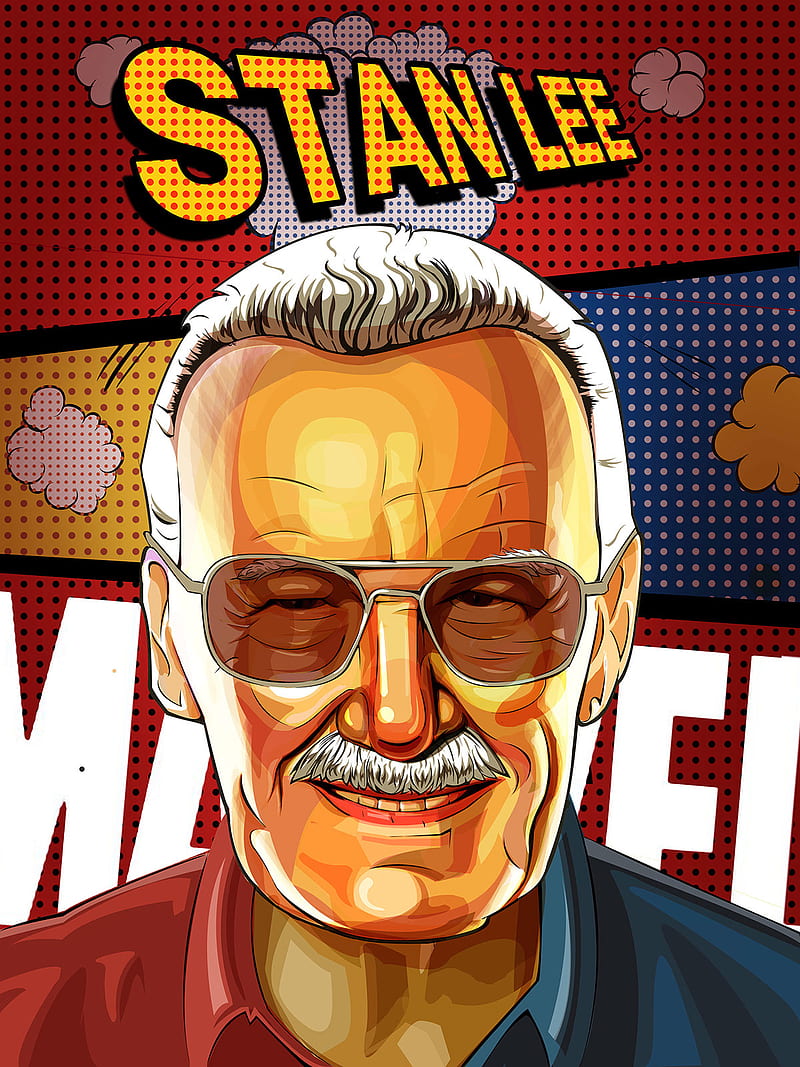 Stan Lee Pop Art, stan lee, marvel, comics, HD phone wallpaper