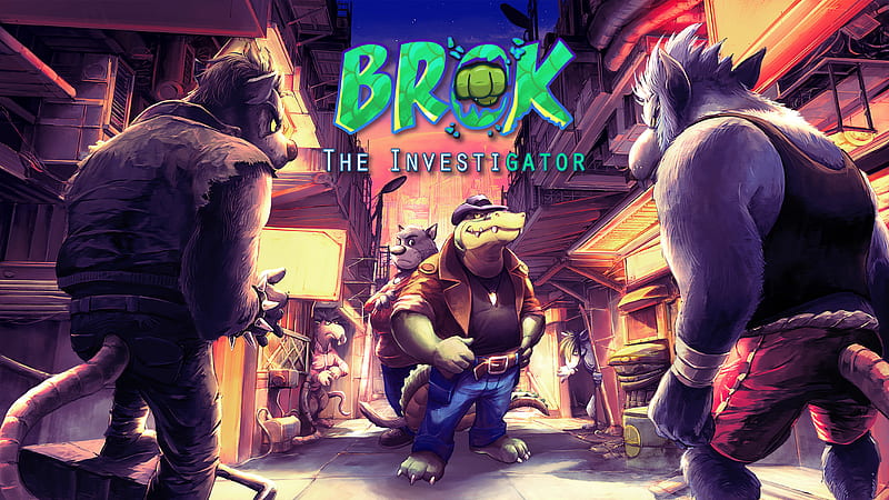 Video Game, BROK the InvestiGator, HD wallpaper