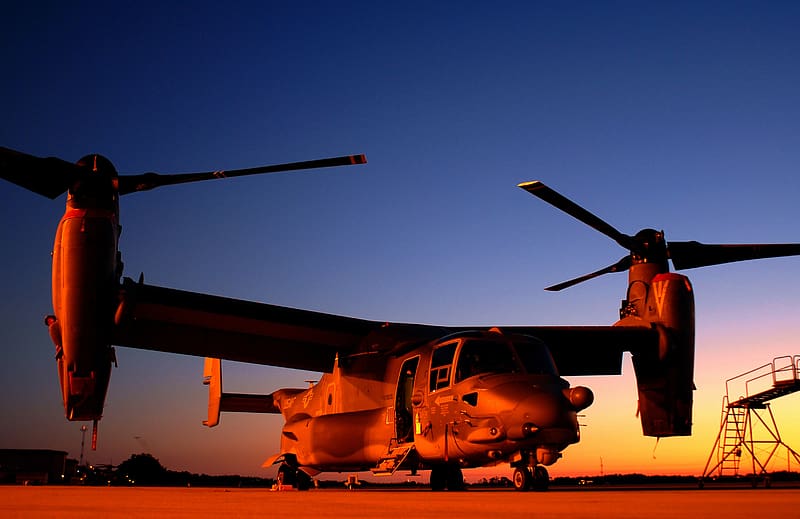 Aircraft, Military, Air Force, Bell Boeing V 22 Osprey, Tiltrotor, Bell Boeing, V 22 Osprey, Military Helicopters, HD wallpaper