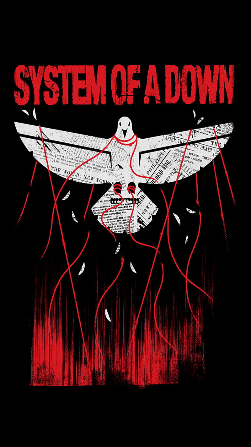 System Of A Down, bird, metal, rock, soad, HD phone wallpaper
