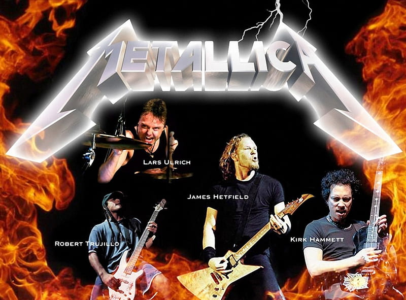 Metallica - a living legend, metal, artist, bands, music, metallica, HD wallpaper