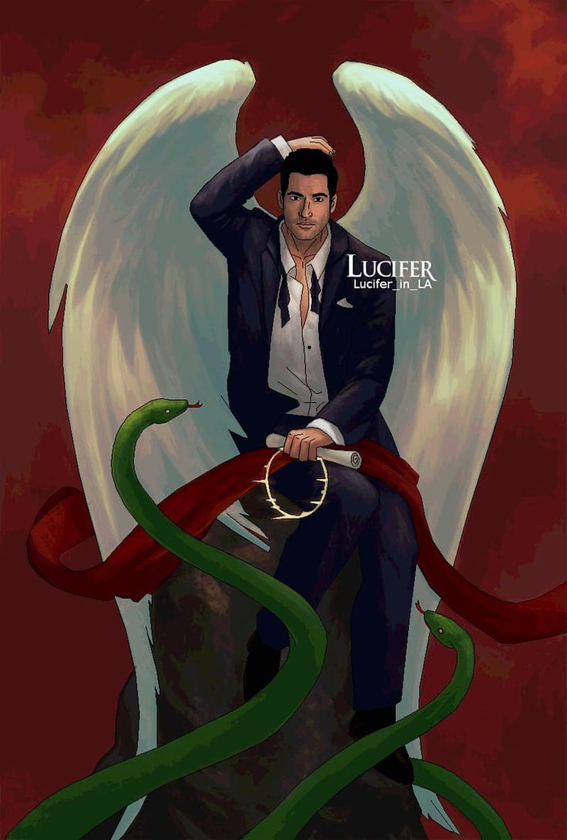 Lucifer on Twitter, lucifer comics, HD phone wallpaper