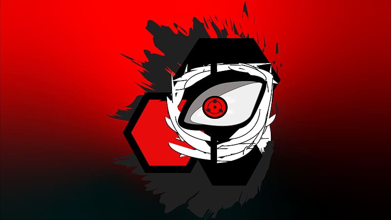 Anime, Naruto, Illustration, Sharingan (Naruto), Kakashi Hatake, Uchiha Clan, HD wallpaper