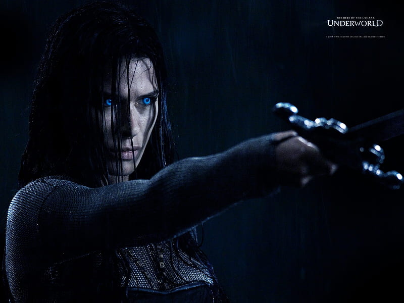 Underworld: Rise Of The Lycans, Sonja, babe, movie, film, woman, character, Rise Of The Lycans, actress, 2009, Underworld, vampire, Rhona Mitra, gorgeous, HD wallpaper